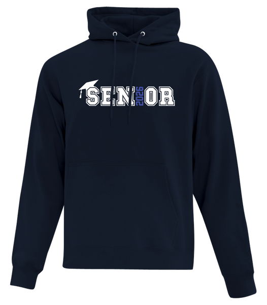 "Senior 2026" Walkerville Collegiate Institute Adult Cotton Pull Over Hooded Sweatshirt with Printed Logo