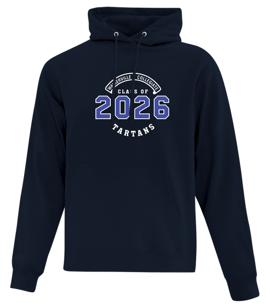 "Class of 2026" Walkerville Collegiate Institute Adult Cotton Pull Over Hooded Sweatshirt with Printed Logo