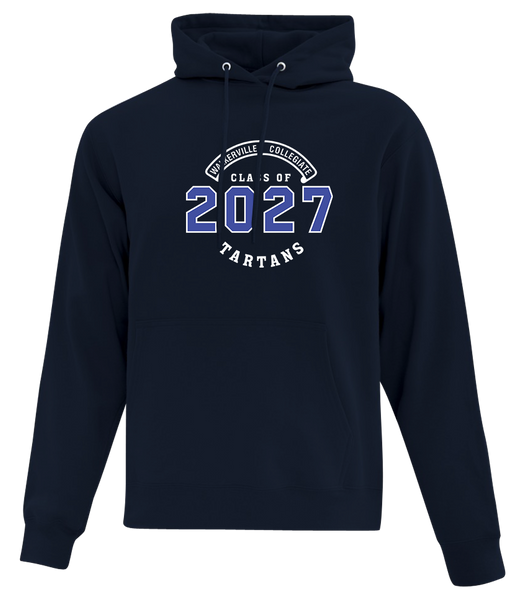 "Class of 2027" Walkerville Collegiate Institute Adult Cotton Pull Over Hooded Sweatshirt with Printed Logo