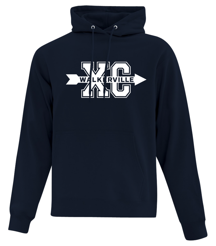 Walkerville Track & Field Adult Cotton Pull Over Hooded Sweatshirt with Printed Logo