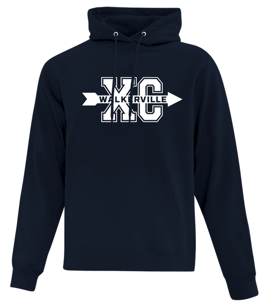 Walkerville Track & Field Adult Cotton Pull Over Hooded Sweatshirt with Printed Logo