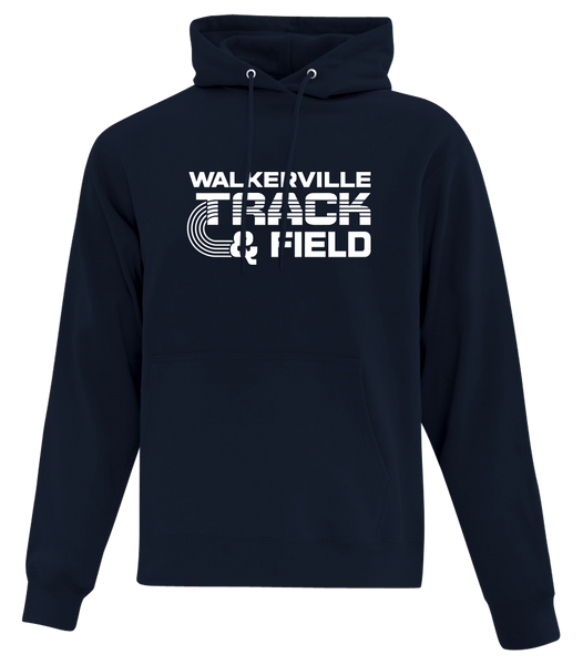 Walkerville Track & Field Adult Cotton Pull Over Hooded Sweatshirt with Printed Logo