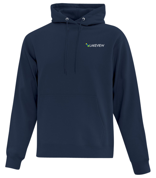 Lakeview Adult Cotton Pull Over Hooded Sweatshirt with Printed Logo