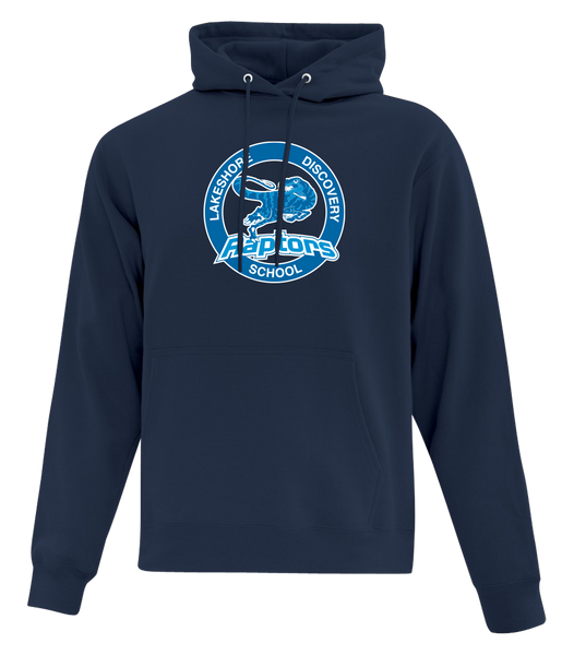 Lakeshore Discovery Youth Cotton Pull Over Hooded Sweatshirt with Printed Logo