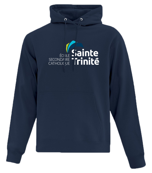 Sainte Trinité Adult Cotton Pull Over Hooded Sweatshirt with Printed logo