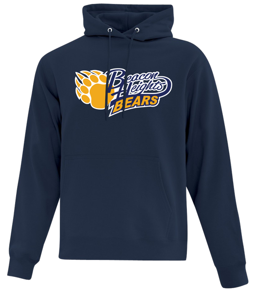 Beacon Heights Adult Cotton Pull Over Hooded Sweatshirt with Printed Logo