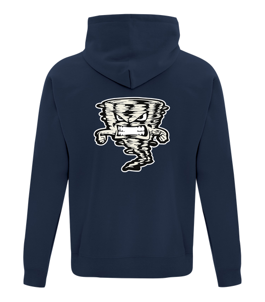 Vortex Wrestling Adult Cotton Hoodie With Printed Logos