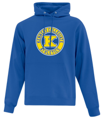 Kennedy Athletics Adult Cotton Pull Over Hooded Sweatshirt with Embroidered Logo