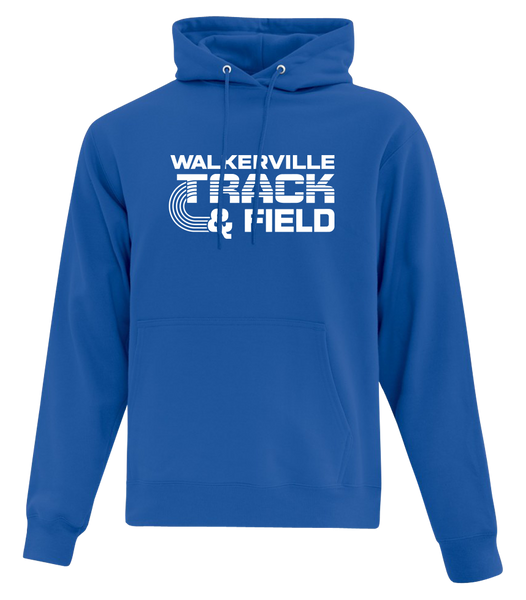 Walkerville Track & Field Adult Cotton Pull Over Hooded Sweatshirt with Printed Logo