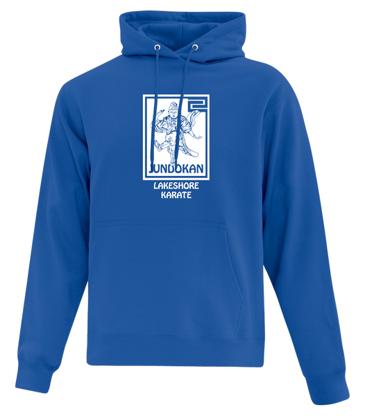 Lakeshore Karate Adult Cotton Pull Over Hooded Sweatshirt with Printed Logo