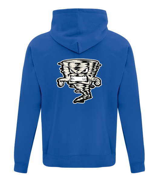 Vortex Wrestling Adult Cotton Hoodie With Printed Logos