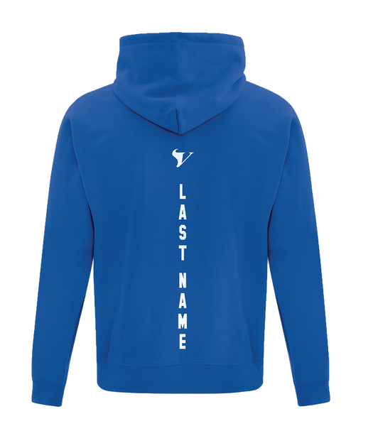 Vortex Track & Field Adult Cotton Hoodie With Printed Logos