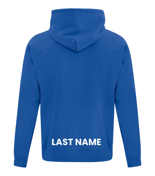 "Walkerville Mentoring" Adult Royal Cotton Pull Over Hooded Sweatshirt with Printed Logo