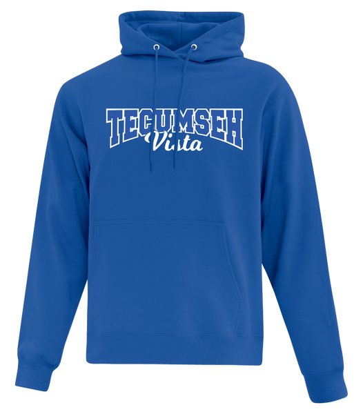 Tecumseh Vista Adult Cotton Pull Over Hooded Sweatshirt with Printed Logo