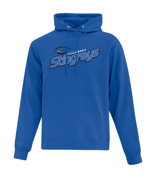 Stella Maris Stingrays Youth Cotton Pull Over Hooded Sweatshirt with Embroidered Logo