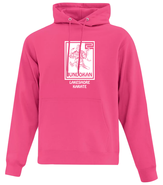 Lakeshore Karate Youth Cotton Pull Over Hooded Sweatshirt with Printed Logo