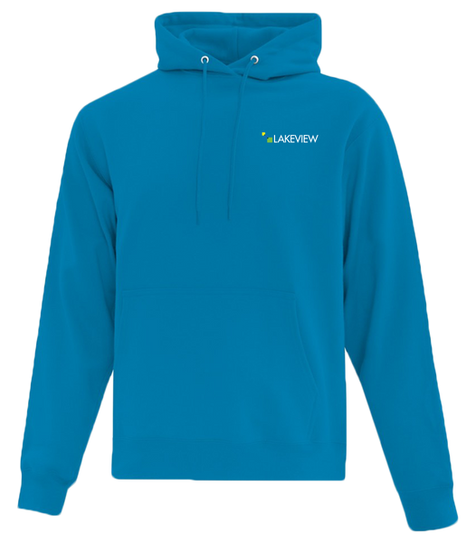 Lakeview Adult Cotton Pull Over Hooded Sweatshirt with Printed Logo