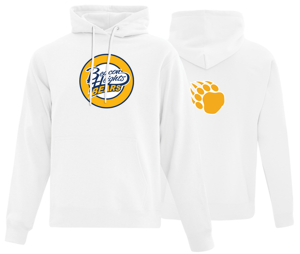 Beacon Heights Badge Adult Cotton Pull Over Hooded Sweatshirt with Printed Logo