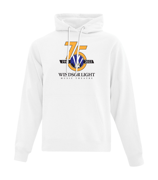 Windsor Light Music Theatre 75th Anniversary Youth Cotton Pull Over Hooded Sweatshirt with Printed Logo