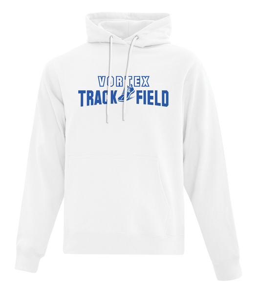 Vortex Track & Field Adult Cotton Hoodie With Printed Logos