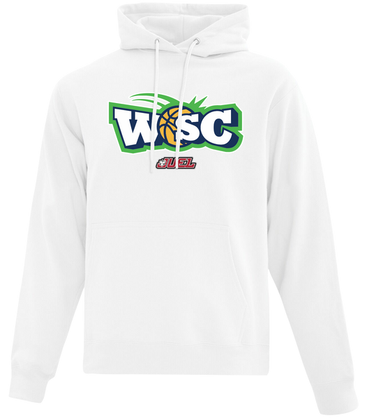 WSC Adult Cotton Pull Over Hooded Sweatshirt with Printed Logo