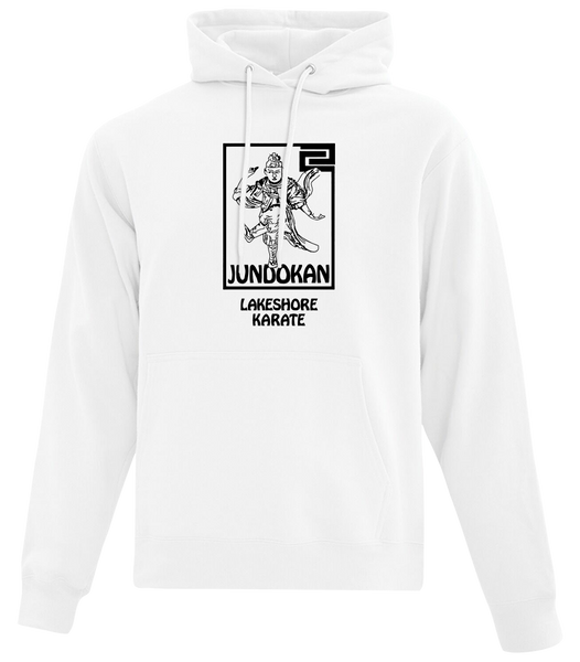 Lakeshore Karate Adult Cotton Pull Over Hooded Sweatshirt with Printed Logo