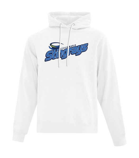 Stella Maris Stingrays Youth Cotton Pull Over Hooded Sweatshirt with Embroidered Logo