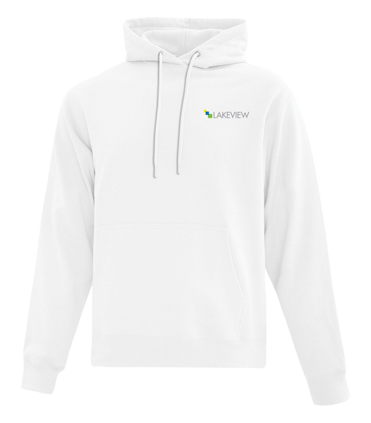 Lakeview Adult Cotton Pull Over Hooded Sweatshirt with Printed Logo