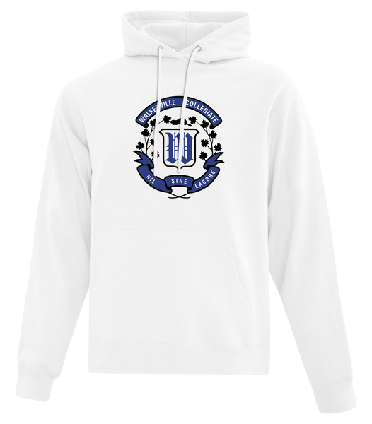 Walkerville Collegiate Institute Adult Cotton Pull Over Hooded Sweatshirt with Printed Logo