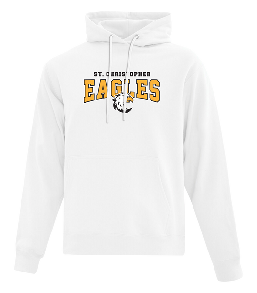 St. Christopher Youth Cotton Pull Over Hooded Sweatshirt with Printed Logo