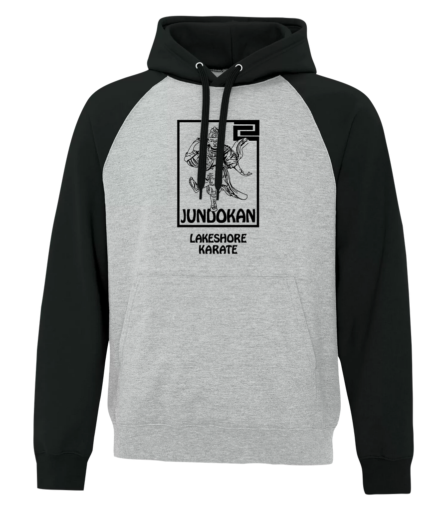 Lakeshore Karate Adult Fleece Two Tone Hoodie With Printed Logo