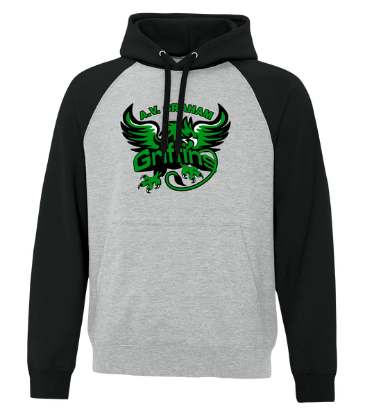 Griffins Adult Two Toned Hoodie with Embroidered logo