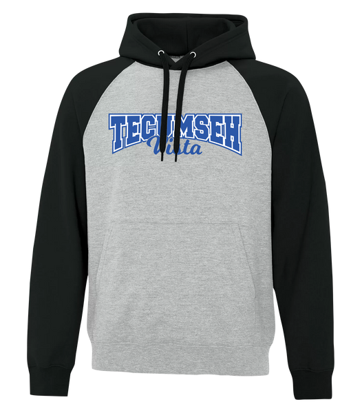 Tecumseh Vista Adult Fleece Two Tone Hoodie With Printed Logo