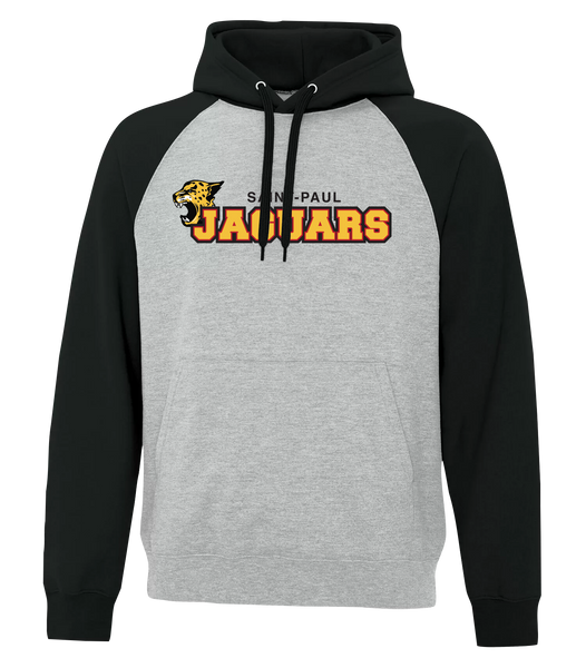 Saint-Paul Adult Fleece Two Tone Hoodie With Printed Logo