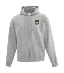 Caboto SC Youth Cotton Full Zip Hooded Sweatshirt with Embroidered Logo