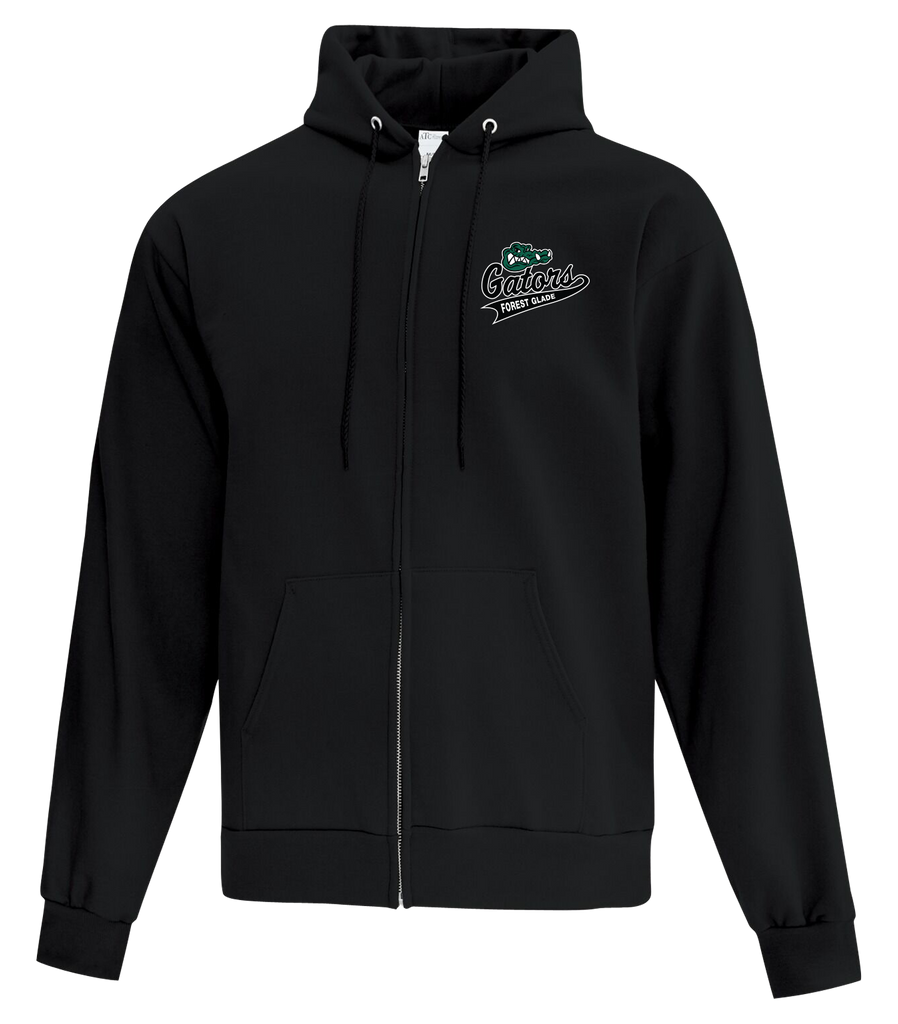 Zip up panel drawstring hoodie shop