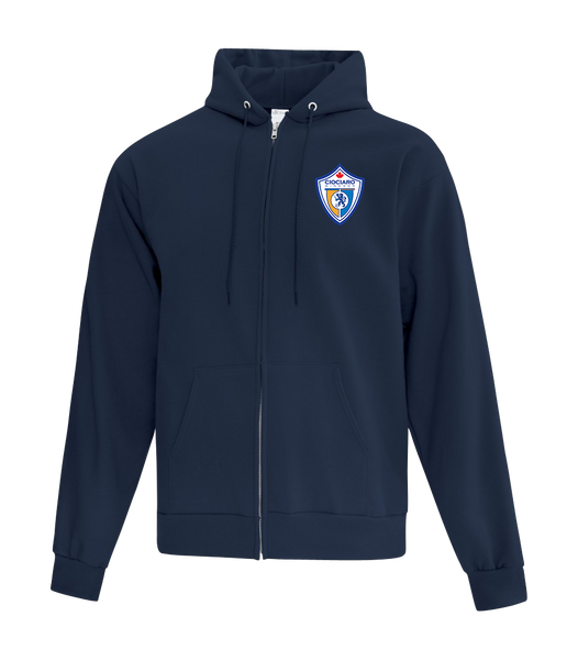 Ciociaro Soccer Crest Youth Cotton Full Zip Hooded Sweatshirt with Embroidered Logo