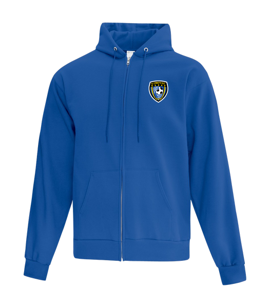 Caboto SC Adult Cotton Full Zip Hooded Sweatshirt with Embroidered Logo