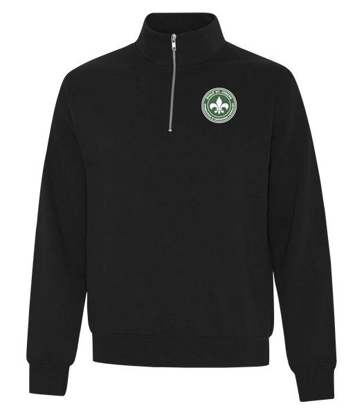 St. Joseph Adult Everyday Fleece 1/4 ZIP Sweatshirt with Embroidered Logo