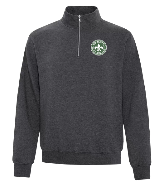St. Joseph Adult Everyday Fleece 1/4 ZIP Sweatshirt with Embroidered Logo