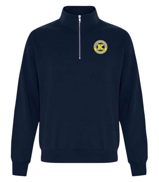 Kennedy Athletics Adult 1/4 Zip Sweatshirt with Embroidered Logo