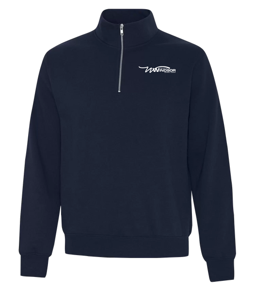 City of Windsor Adult Everyday Fleece 1/4 ZIP Sweatshirt with Embroidered Logo