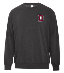 St. John de Brebeuf Adult Earth Wash Fleece Crewneck with Embroidered Logo