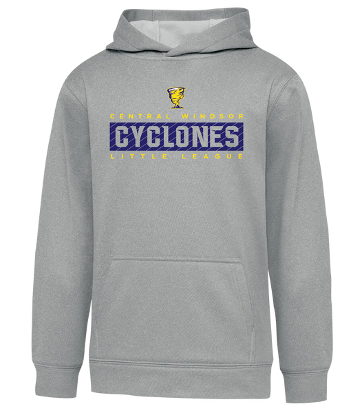 Cyclones Youth Dri-Fit Hoodie With Printed Logo