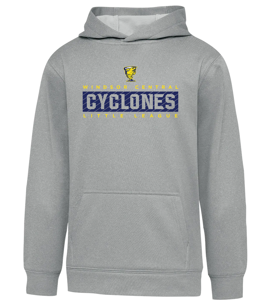 Cyclones Youth Dri-Fit Hoodie With Printed Logo