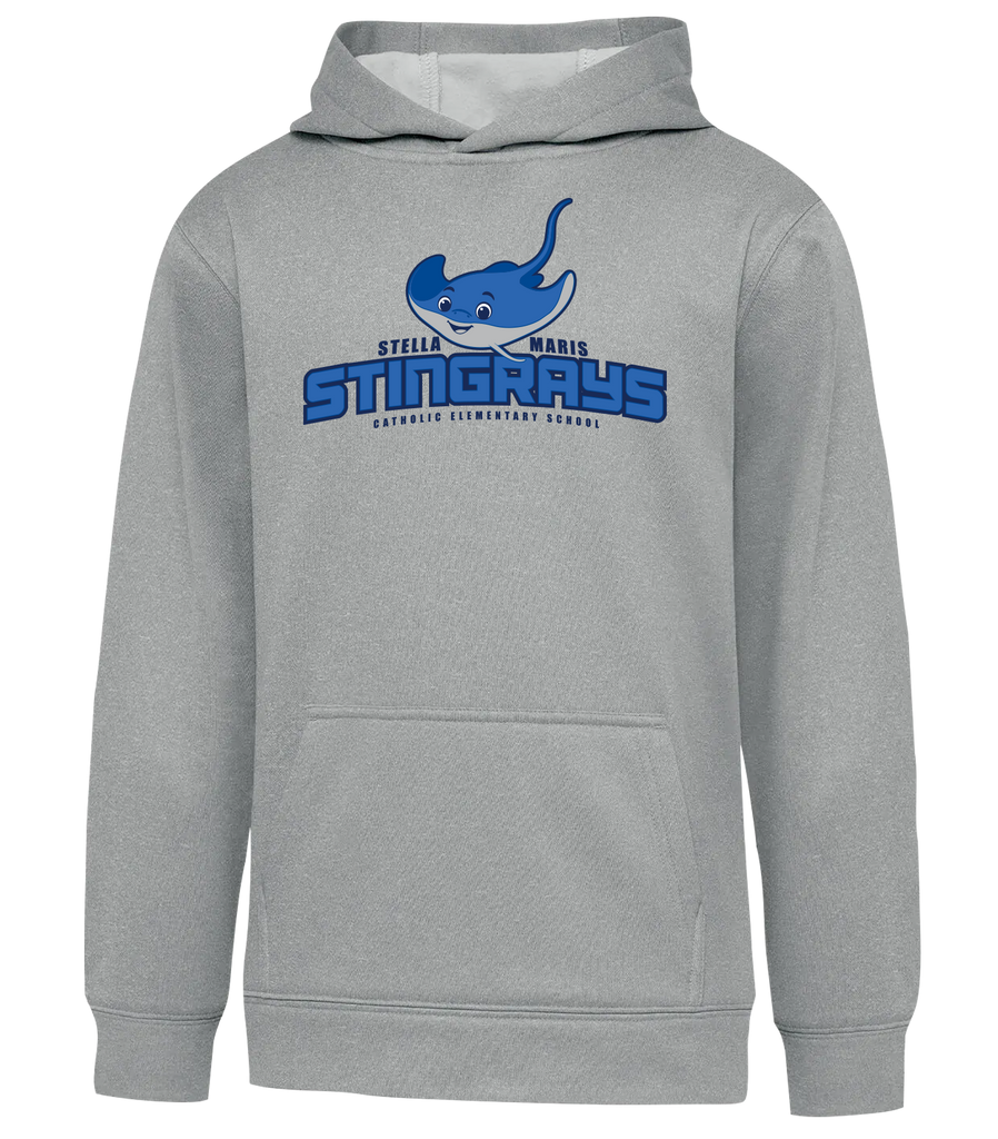 Stella Maris Stingrays Youth Dri-Fit Hoodie With Printed Logo