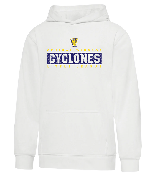 Cyclones Youth Dri-Fit Hoodie With Printed Logo