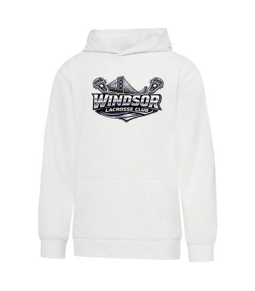 Windsor Lacrosse Club Youth Dri-Fit Hoodie With Printed Logo