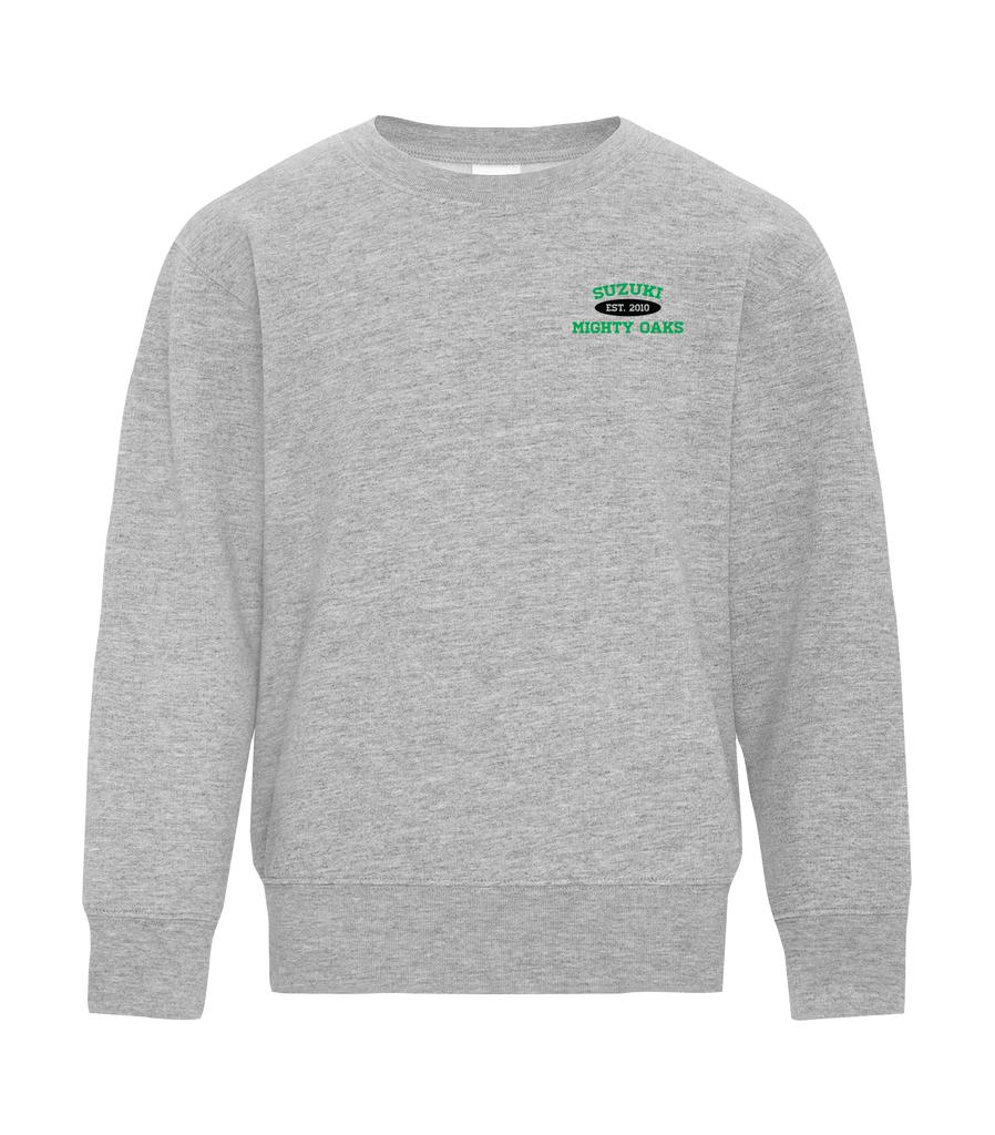 YOUTH Suzuki Fleece Crewneck with Embroidered Logo