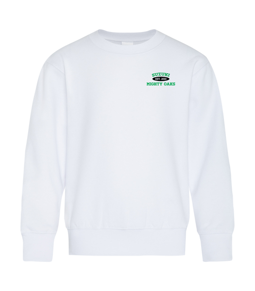 YOUTH Suzuki Fleece Crewneck with Embroidered Logo